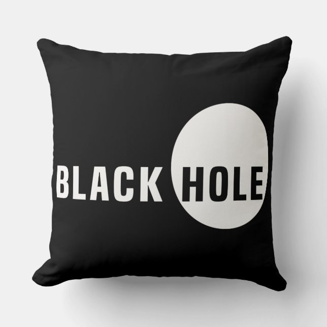 Almofada Black Hole Black (Frente)