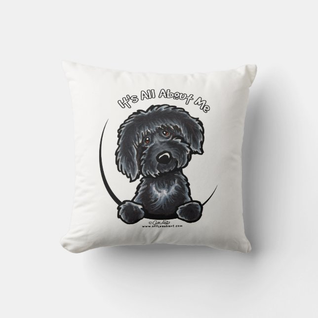 Almofada Black Labradodle IAAM (Frente)