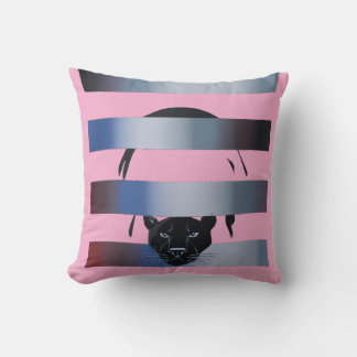 Almofada Black Panther Peeking Through Stripes – Modern Min