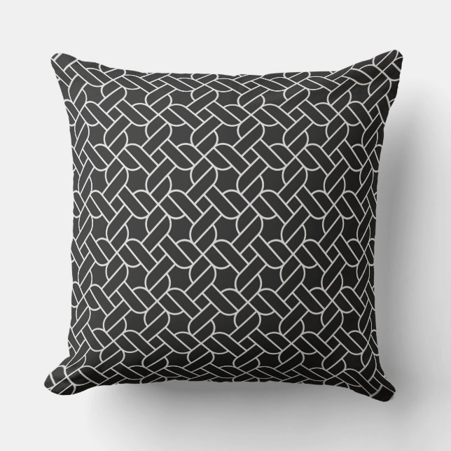 Almofada Black Throw Pillow (Frente)