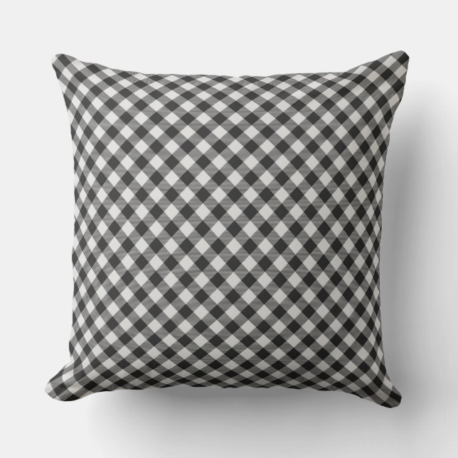 Almofada Black Throw Pillow (Frente)