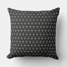 Black Throw Pillow