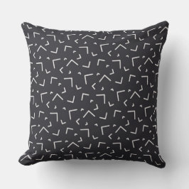 Almofada Black Throw Pillow