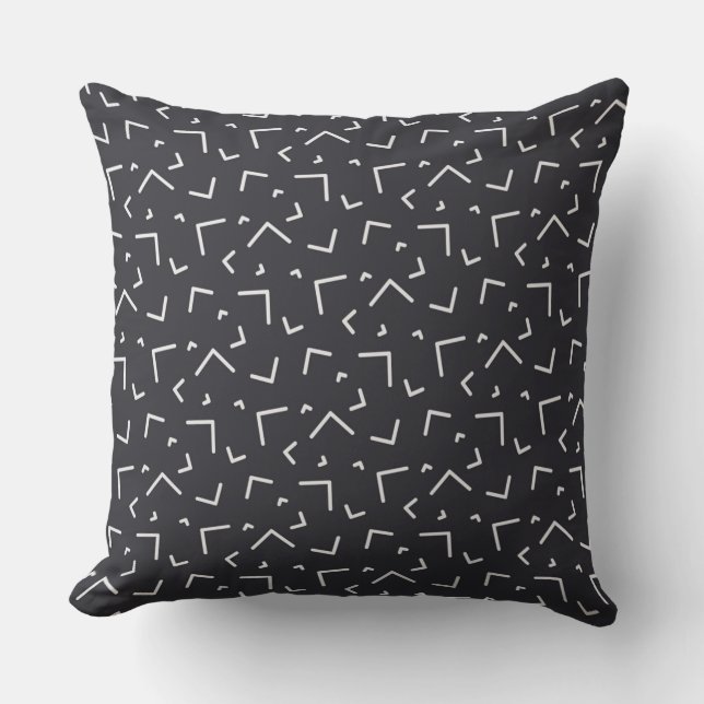 Almofada Black Throw Pillow (Frente)