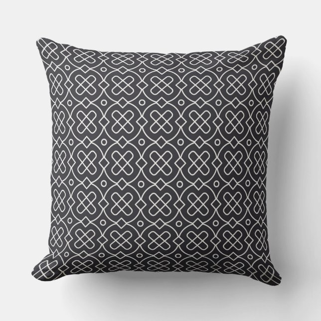 Almofada Black Throw Pillow (Frente)