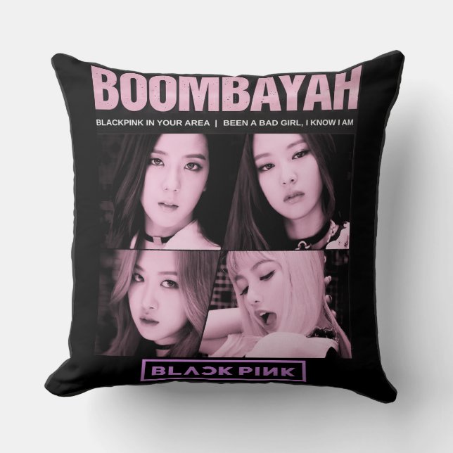 Almofada BlackPink BoomBayah (Frente)
