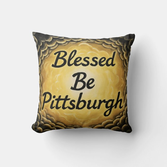 Almofada BlessedBePittsburgh (Frente)