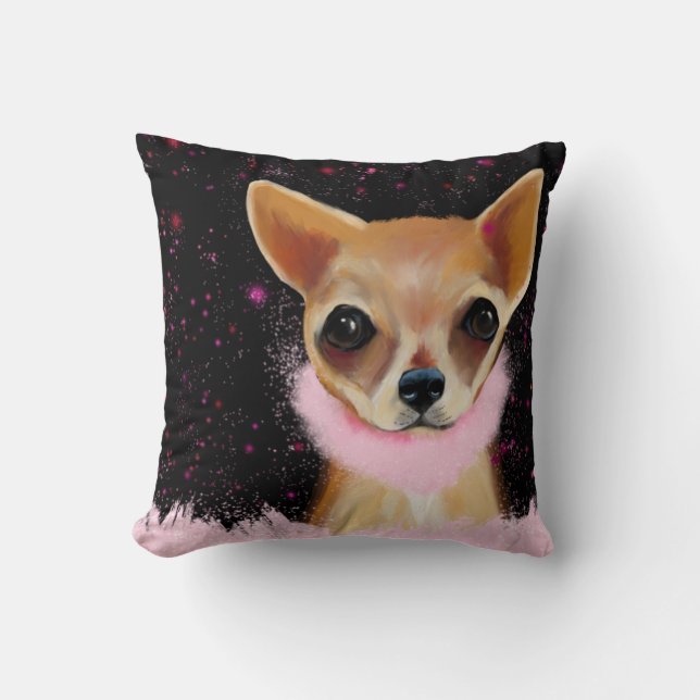 Almofada Bling Chihuahua (Frente)