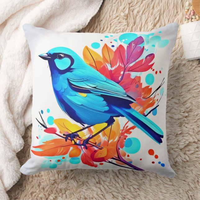 Almofada Bliss Art do Bluebird (Cobertor)