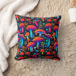 Almofada Bliss Bioluminescentes: Cogumelo Groovy
