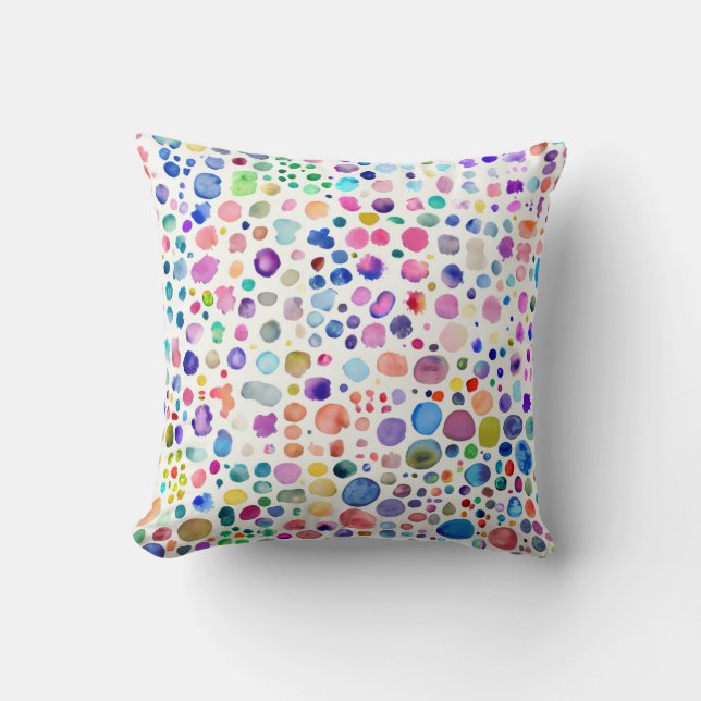 Almofada Blobs de Aquarela (Frente)