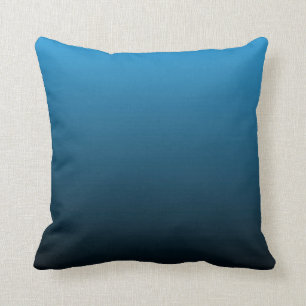 Almofada Bloco de cor azul esmalte