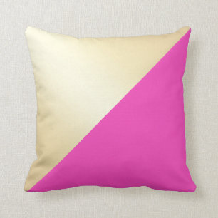 Almofada Bloco feminino elegante moderno do rosa quente &