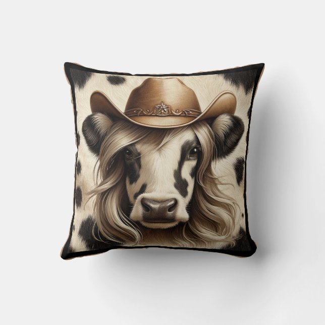 Almofada Blona Country Cow Girl (Verso)