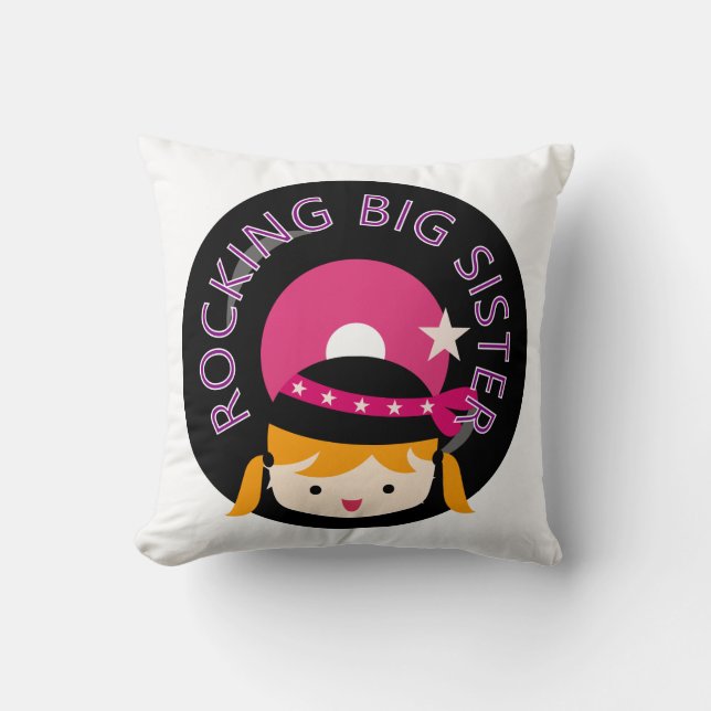 Almofada Blond Rocking Big Sister (Frente)