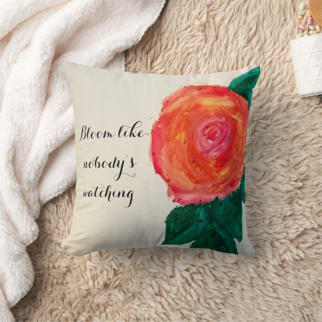 Almofada Bloom Like Nobody’s Watching (Cobertor)