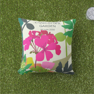 Almofada Blooming Geraniums Festa Florista