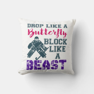 Almofada Bloqueio De Goleiro De Hóquei Em Campo Como Uma Be