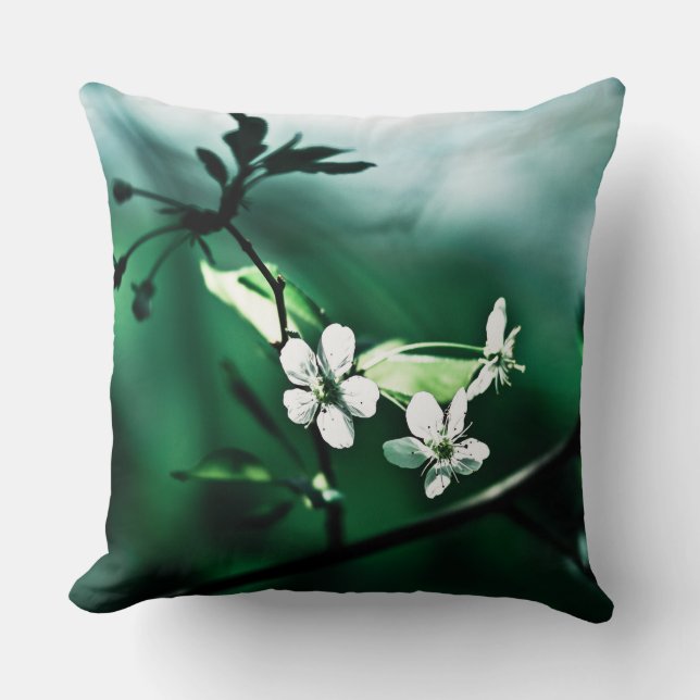 Almofada Blossomas de Cereja Branca (Frente)