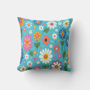 Almofada "Blue Bloom Bliss"
