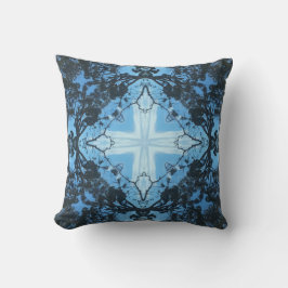 Almofada Blue Cross Nature Pattern