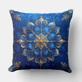 Almofada Blue Decorative Christmas Throw Pillow