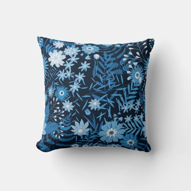 Almofada Blue Flowers (Frente)