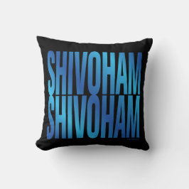 Almofada Blue Mantra Shivoham Shivoham Black