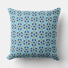 Almofada Blue Petal Harmony Throw Pillow