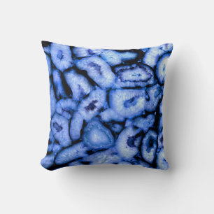 Almofada Blue Quartz Blue Agate Geodes