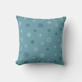 Almofada Blue Snowflake Winter