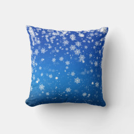 Almofada Blue Snowflakes Cushion