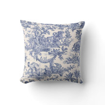 Blue Toile - English - French - French Country sid