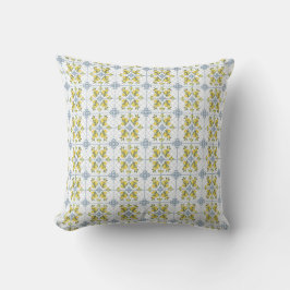 Almofada Blue Watercolor French Country Lemon
