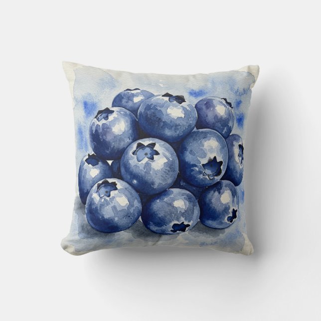 Almofada Blueberries Summer Pillow (Frente)