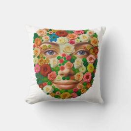 Almofada Blumengesicht (Form auch für WC-Deckel geeignet)