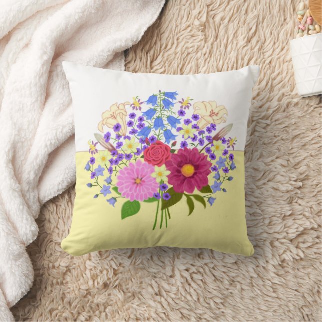 Almofada Blumenstrauss Two-Tone Throw Pillow (Cobertor)