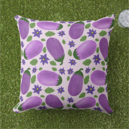 Almofada Blush & Bloom Eggplant Collection – Soft Lilac