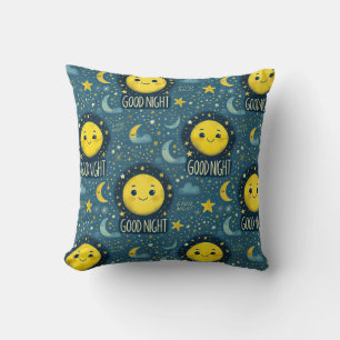 Almofada 🌙⭐ Boa Noite Crianças Padrão Sonolento Presente d
