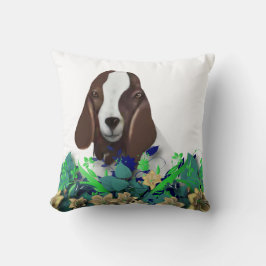 Almofada Boer Goat Painting Name Goat Travesseiro