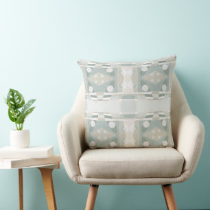 Almofada Bohemian Chintz 72 Verde Marrom Neutro