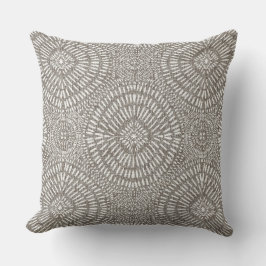 Almofada Bohemian light taupe pattern