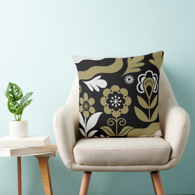 Almofada Boho Abstract Flower Art (Cadeira)