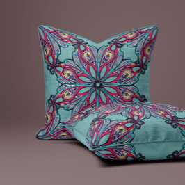 Almofada Boho Bloom in Sage Green