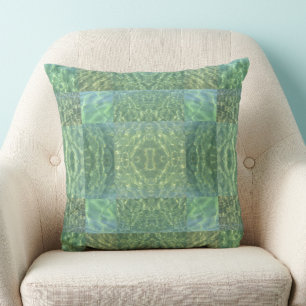 Almofada Boho Chic Ocean Green e Seafoam