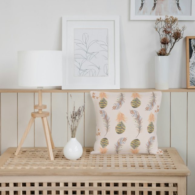 Almofada Boho Earth Tones Throw Pillows (Criador carregado)