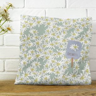 Almofada Boho Edelweiss Sound of Music Alpino Botanical