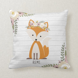 Almofada Boho Fox Cinza Wood