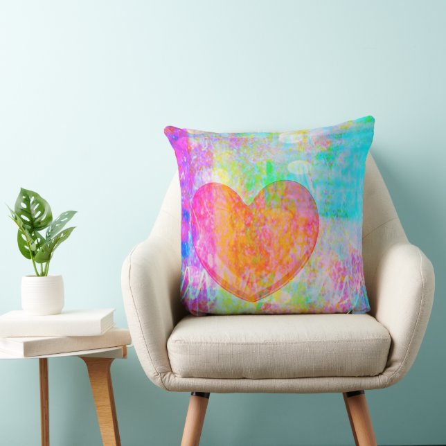 Almofada Boho Heart Collage (Cadeira)