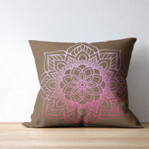 Boho Mandala Pink Brown